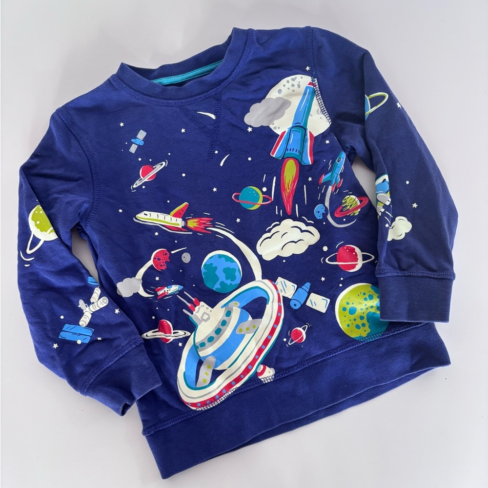 Mini Boden Space Sweatshirt